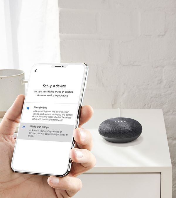 Does google mini home work 2024 with iphone